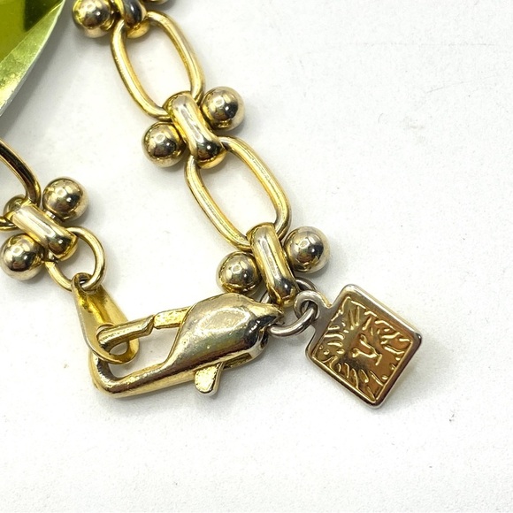 ANNE KLEIN Gold Tone Link Bracelet - Picture 7 of 7